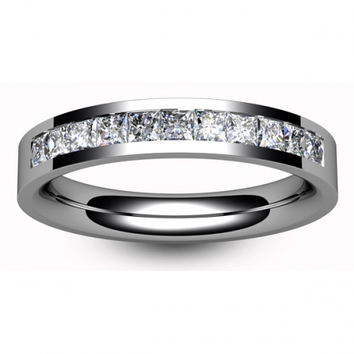 Eternity Ring (TBC2305) - Half Channel Set - All Metals
